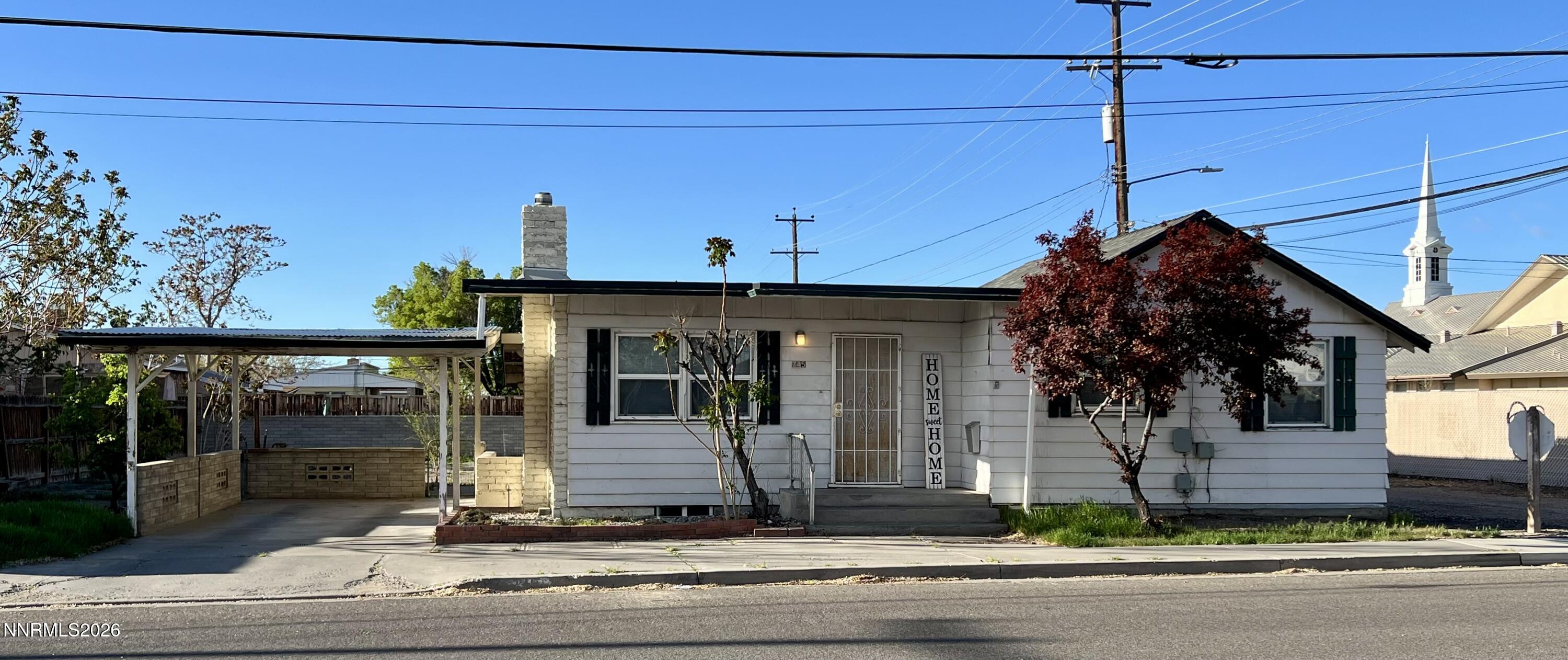 745 West Center Street Fallon, NV 89406 - Photo 2 of 23 a front view of a house
