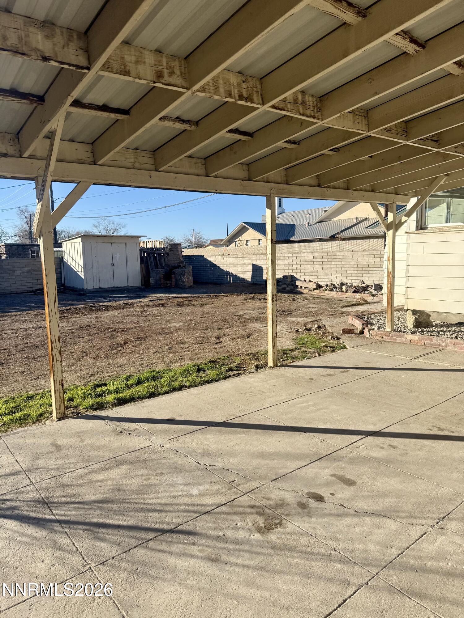 745 West Center Street Fallon, NV 89406 - Photo 22 of 23 a view of a backyard of a house