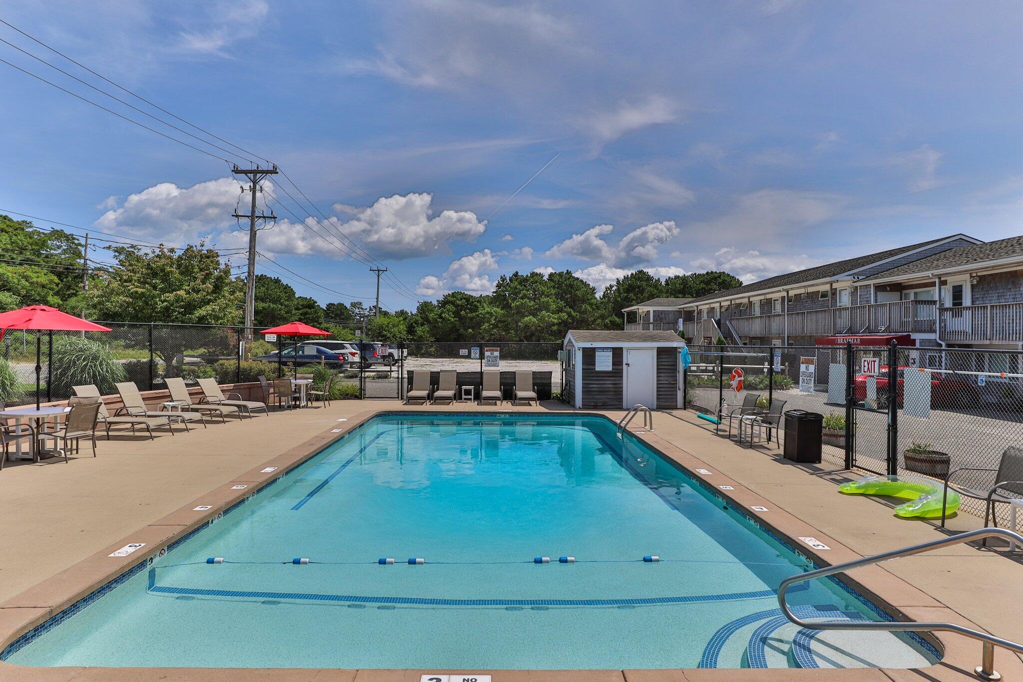 132 Shore Road, Unit 30 Truro, MA 02666 - Photo 27 of 32 a view of a swimming pool with a patio
