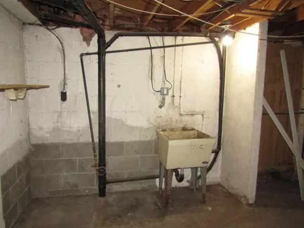 a view of water heater room