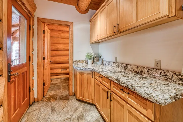 a view of a house with a street