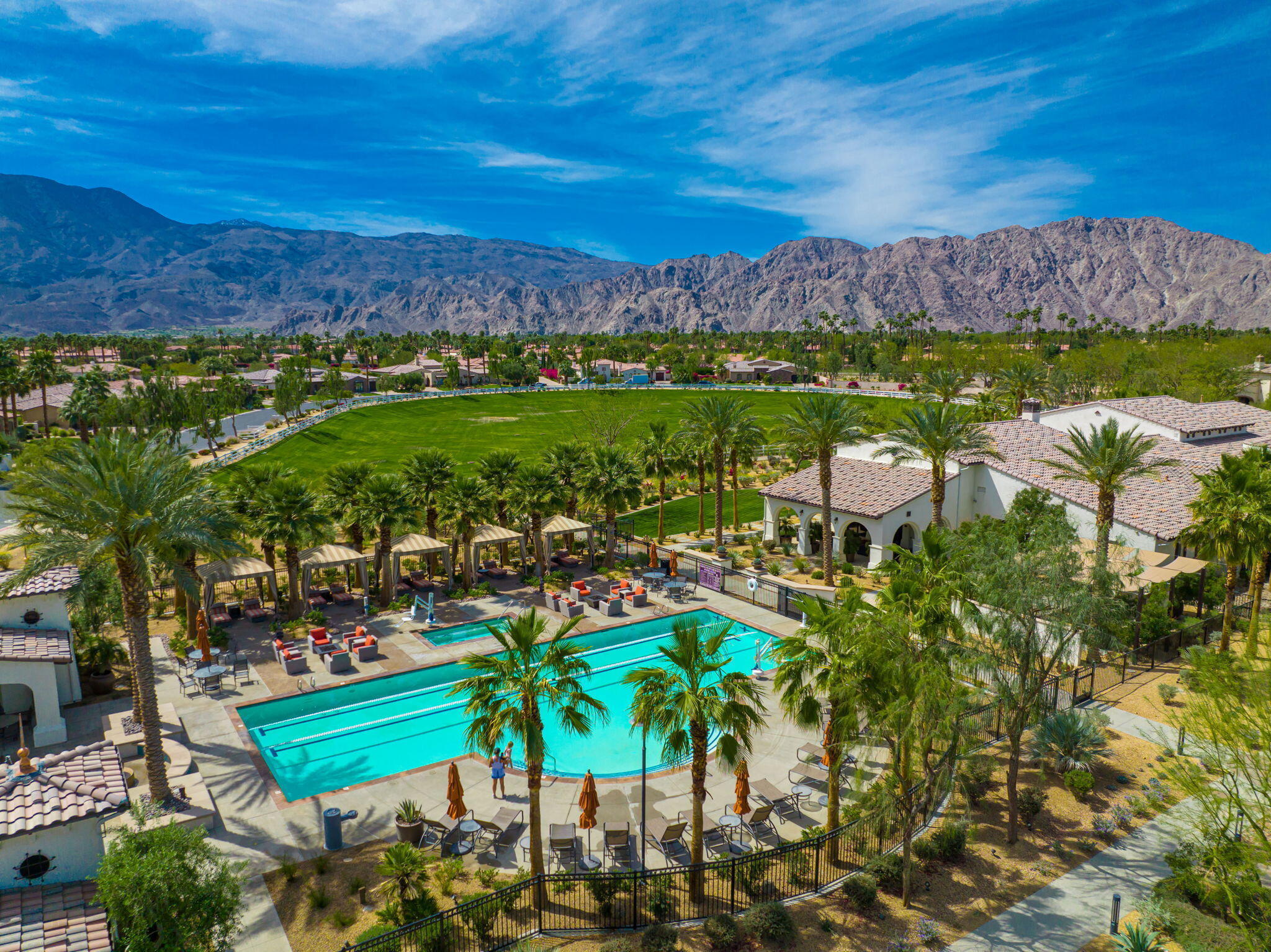 81675 Macbeth Street La Quinta, CA 92253 - Photo 2 of 76 a view of a city with a lake view