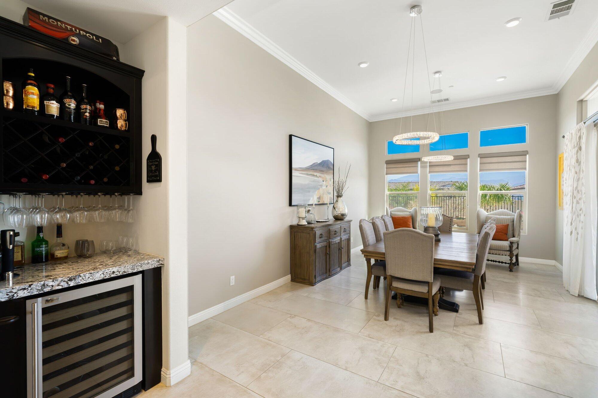 81675 Macbeth Street La Quinta, CA 92253 - Photo 27 of 76 a dining room with furniture and window