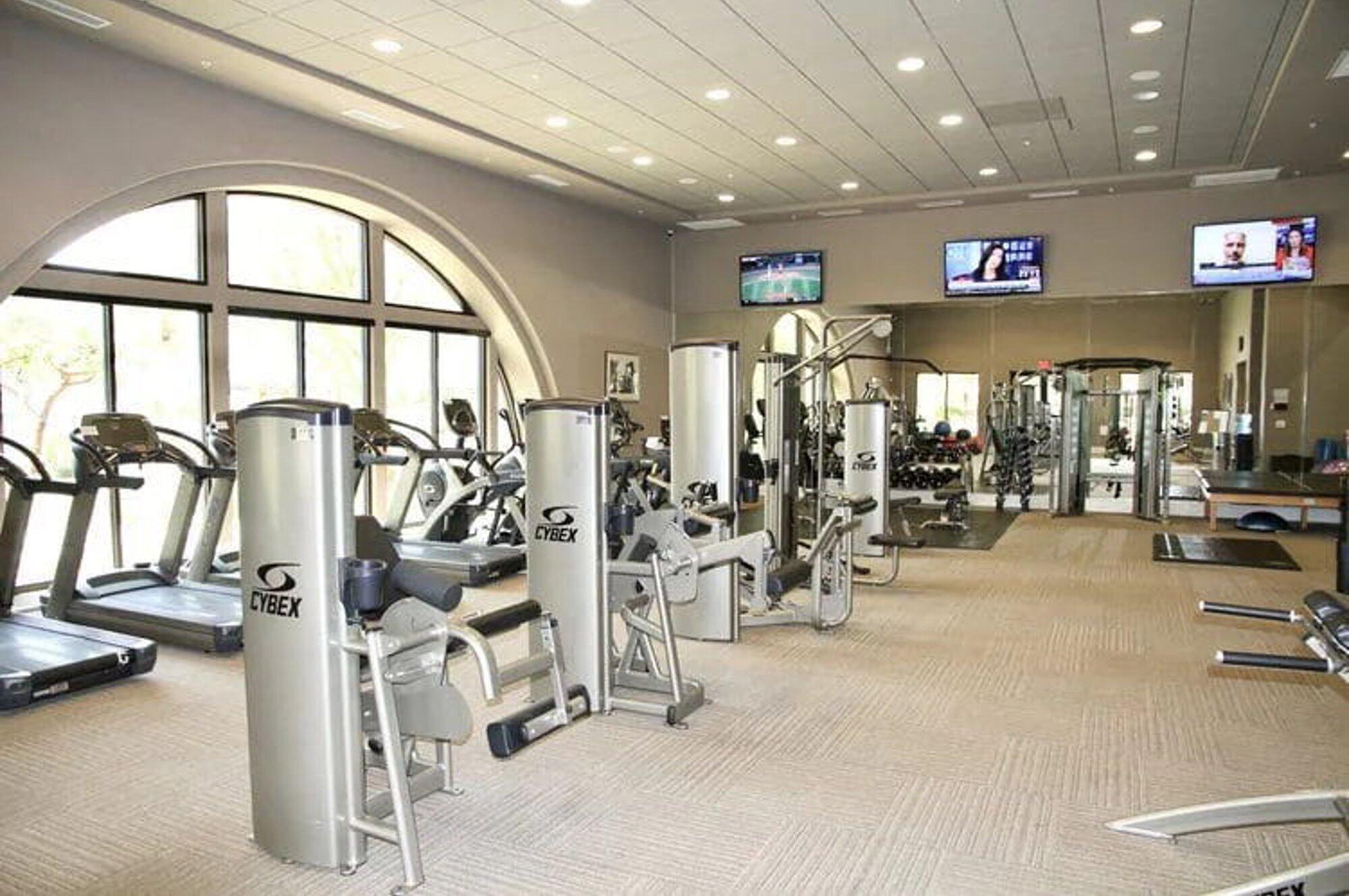 81675 Macbeth Street La Quinta, CA 92253 - Photo 66 of 76 a view of a room with gym equipment