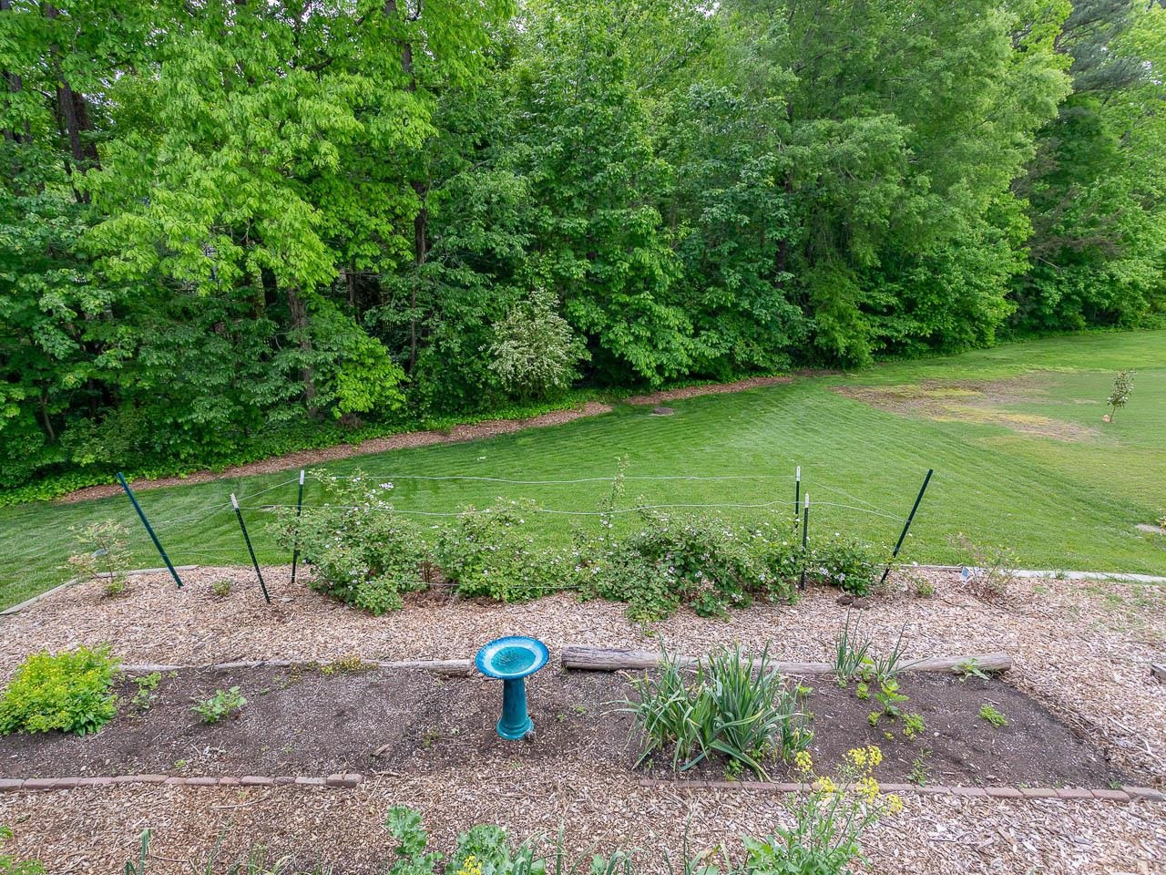 3702 Appling Way Durham, NC 27703 - Photo 30 of 34 a view of a table and chair in the garden