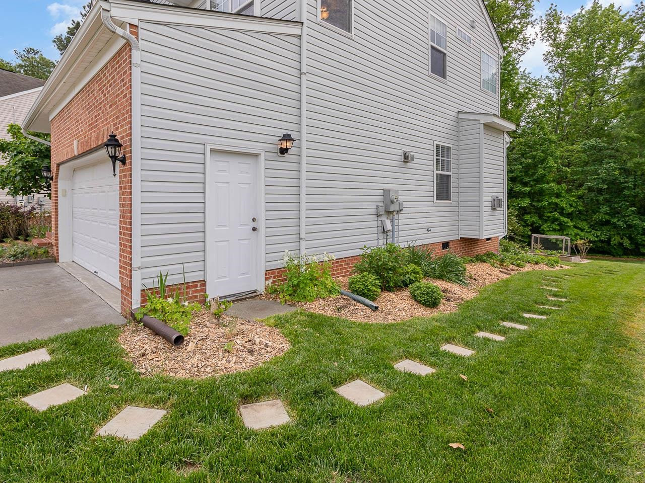 3702 Appling Way Durham, NC 27703 - Photo 32 of 34 a view of a back yard of the house