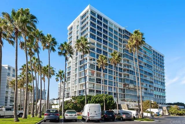 a view of an ocean and beach