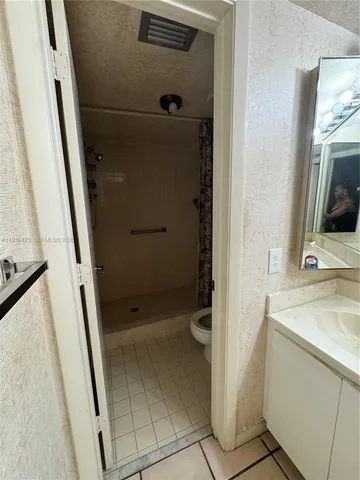 a view of a room with storage