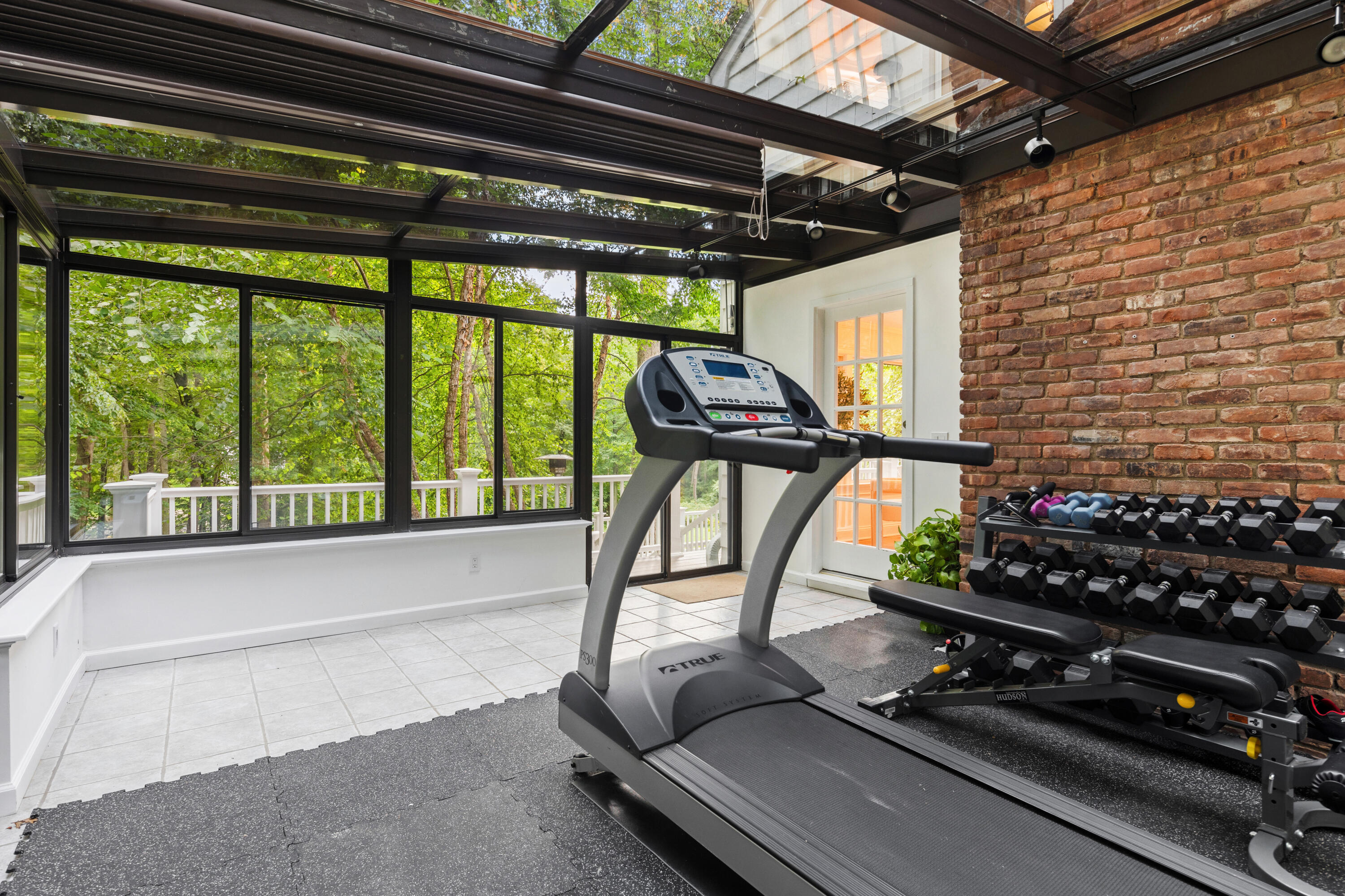 69 Mariomi Road New Canaan, CT 06840 - Photo 21 of 30 a room with gym equipment