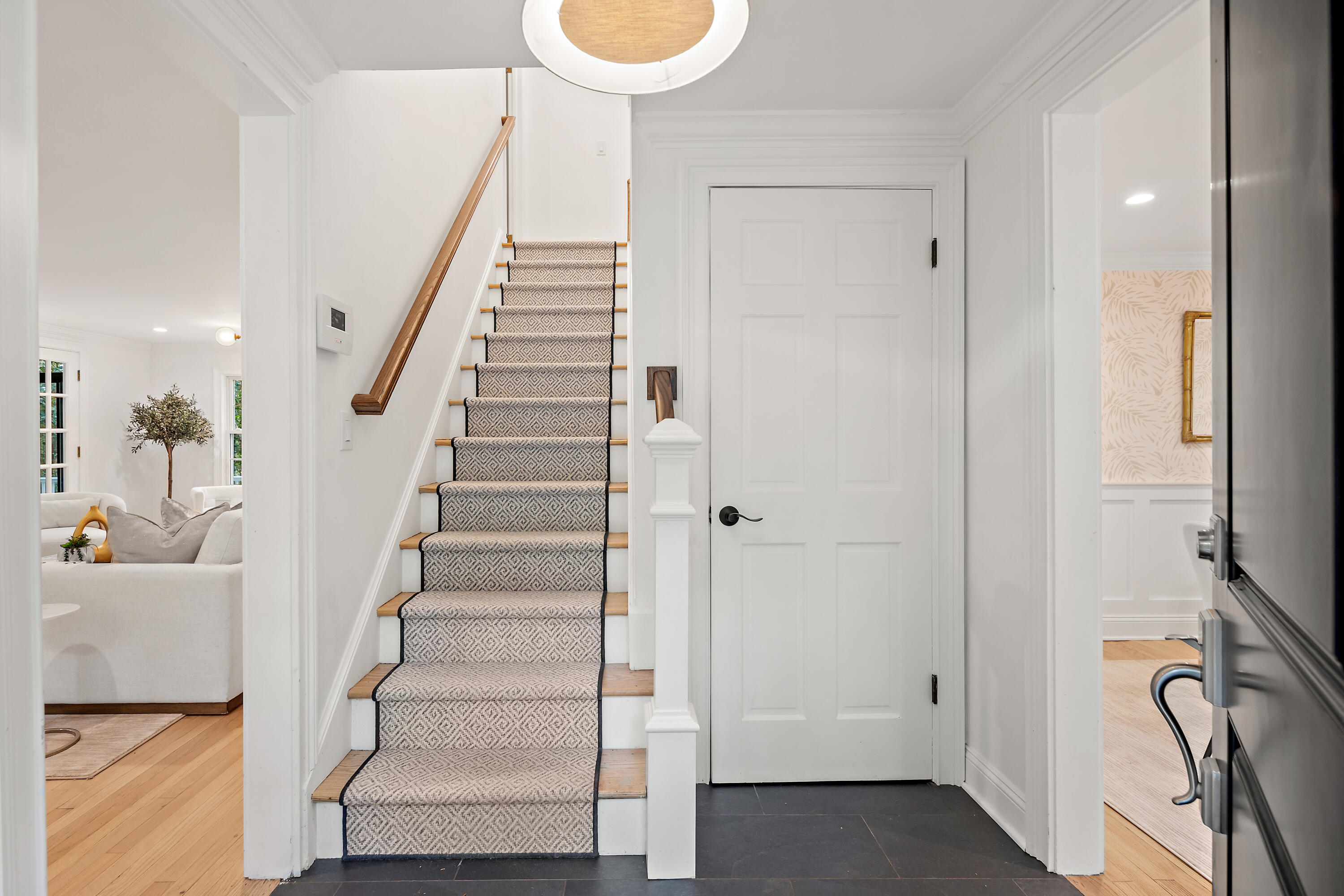 69 Mariomi Road New Canaan, CT 06840 - Photo 6 of 30 a view of an entryway with staircase
