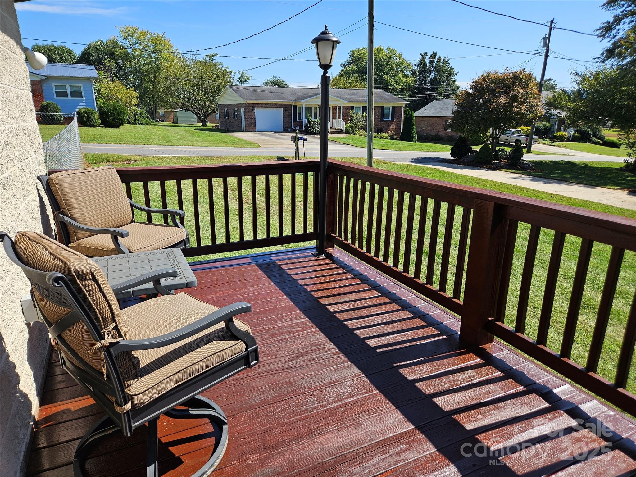 106 Gerald Road Morganton, NC 28655 - Photo 26 of 30 a view of a two chairs in the balcony