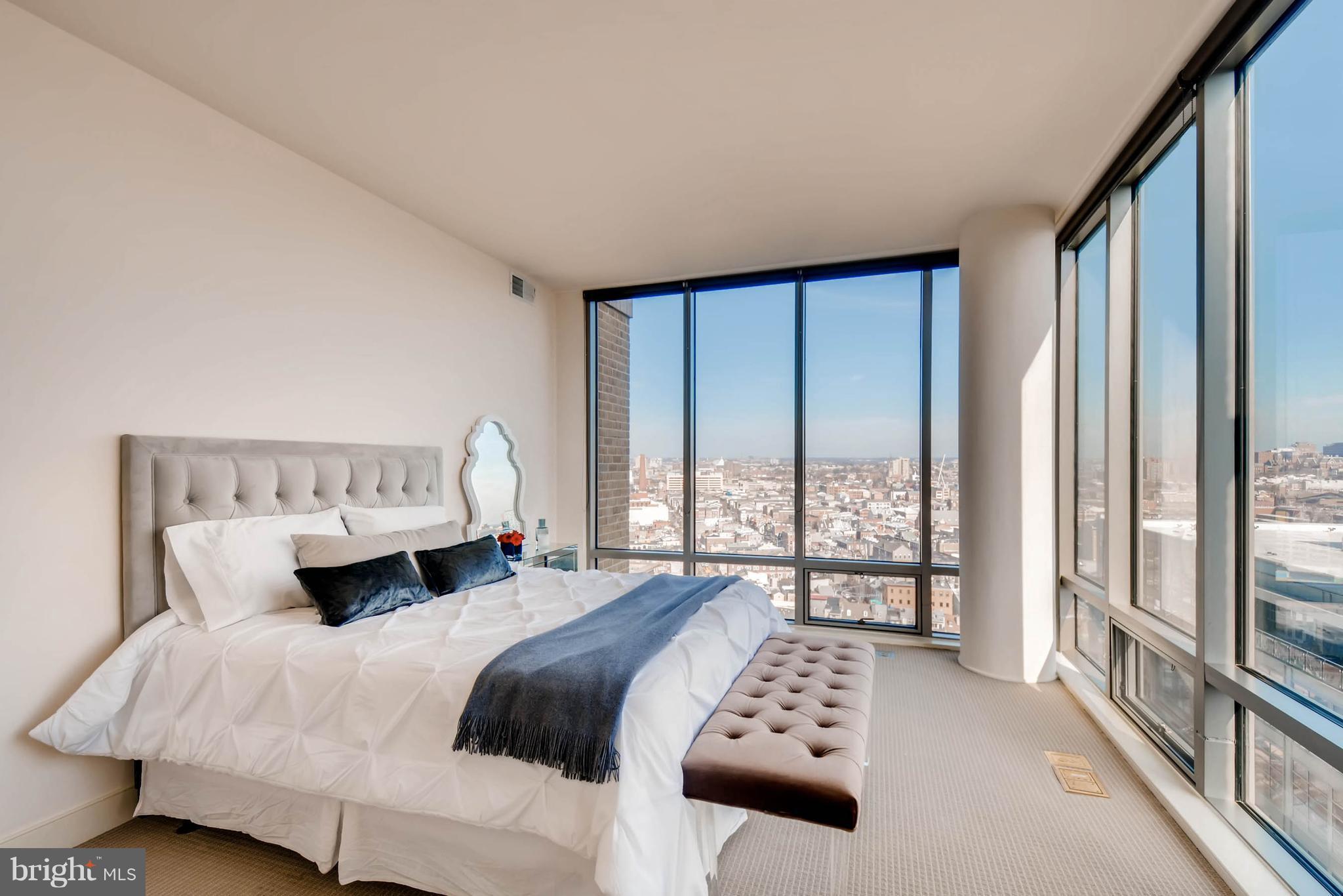 675 President Street, Unit 1806 Baltimore, MD 21202 - Photo 13 of 30 MASTER BEDROOM