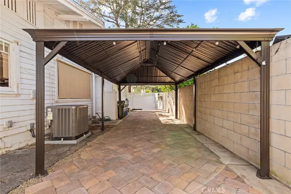 a view of a car garage door