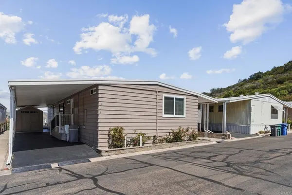 a view of a house with a patio