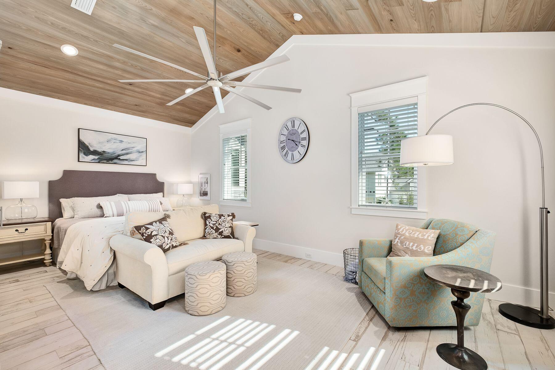 9 Bowline Alley Santa Rosa Beach, FL 32459 - Photo 44 of 52 a bedroom with furniture and a large window
