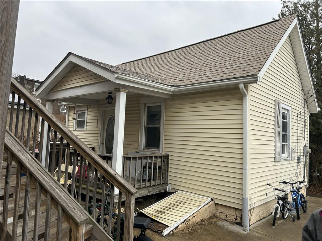 808 18th Street Ambridge, PA 15003 - Photo 45 of 49 a view of wooden house with a large window