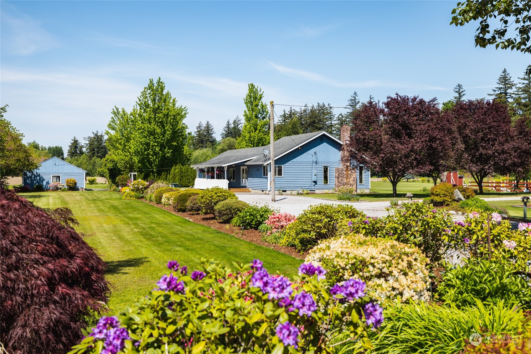 3304 South Pass Road Everson, WA 98247 - Photo 34 of 40 a house view with a garden space
