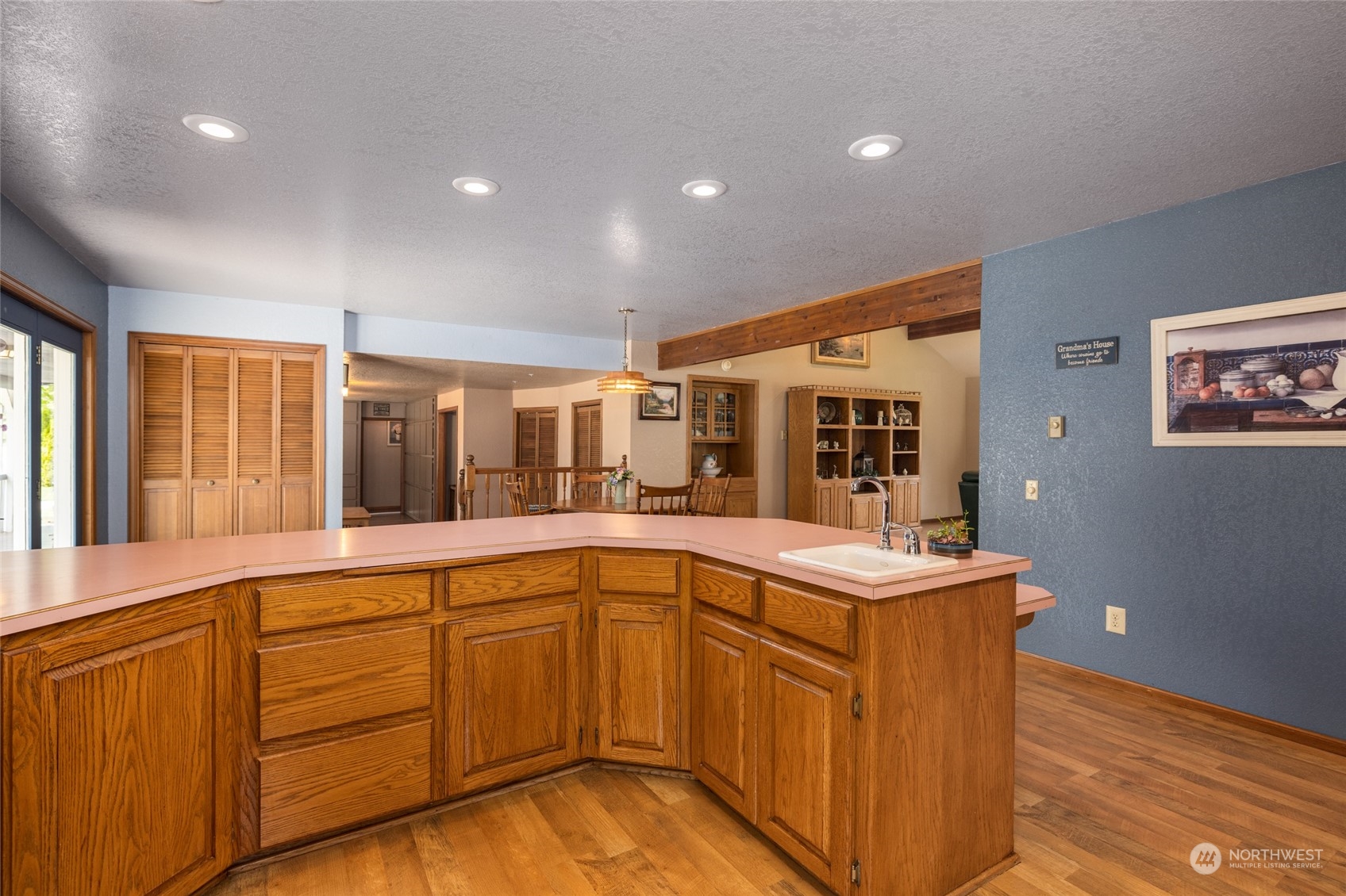 3304 South Pass Road Everson, WA 98247 - Photo 8 of 40 a kitchen with a sink and cabinets