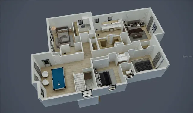 a utility room with multiple dryer and washer