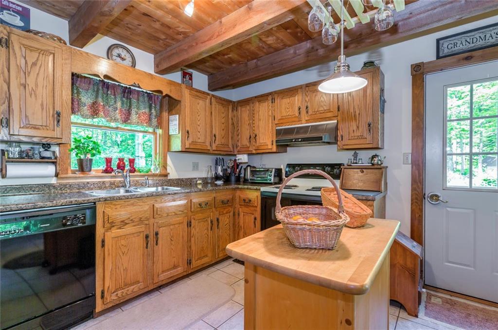 187 Harris Road Minot, ME 04258 - Photo 16 of 35 kitchen w/tile floor and access to...
