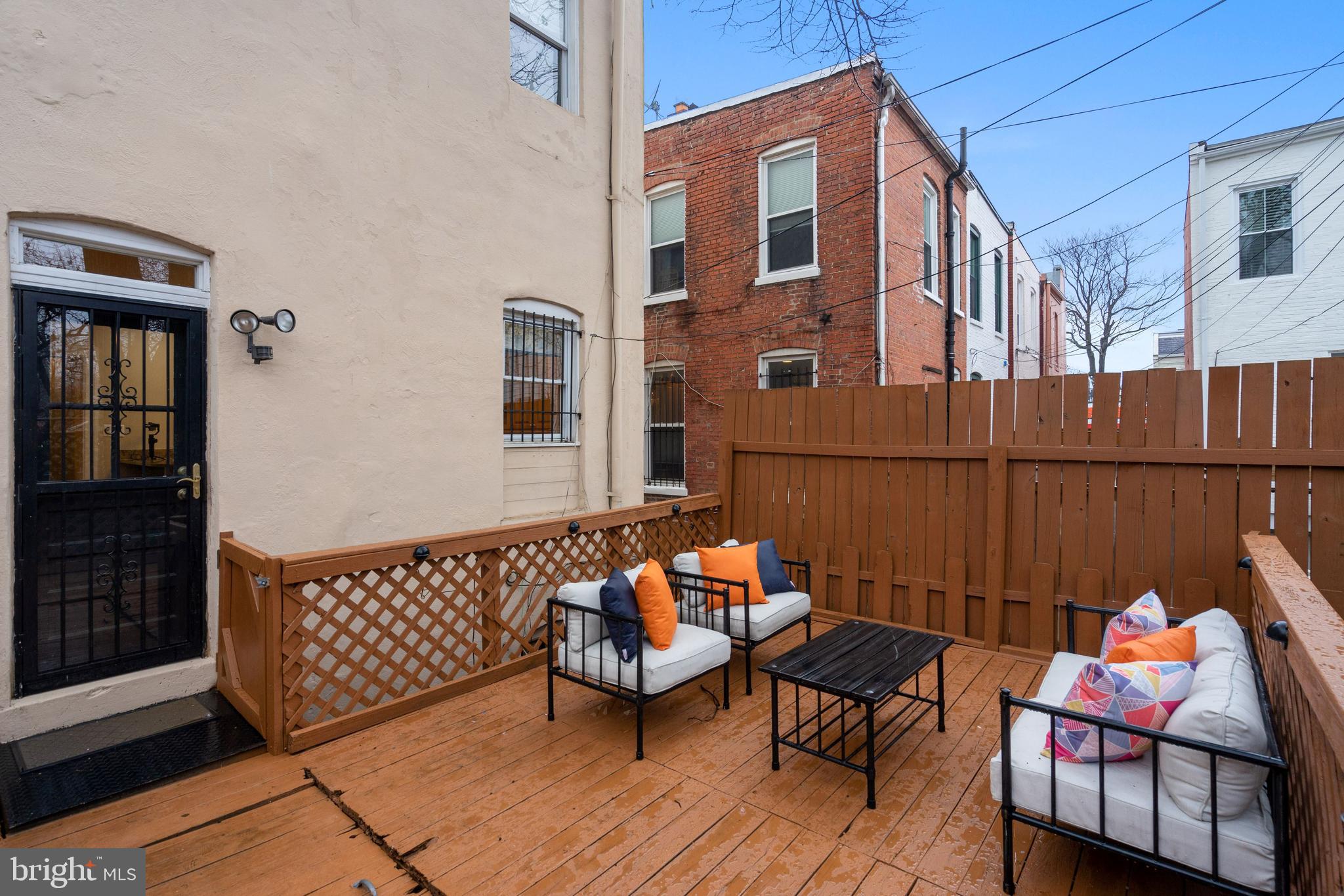 707 12th Street Northeast Washington, DC 20002 - Photo 32 of 36 Rear Deck