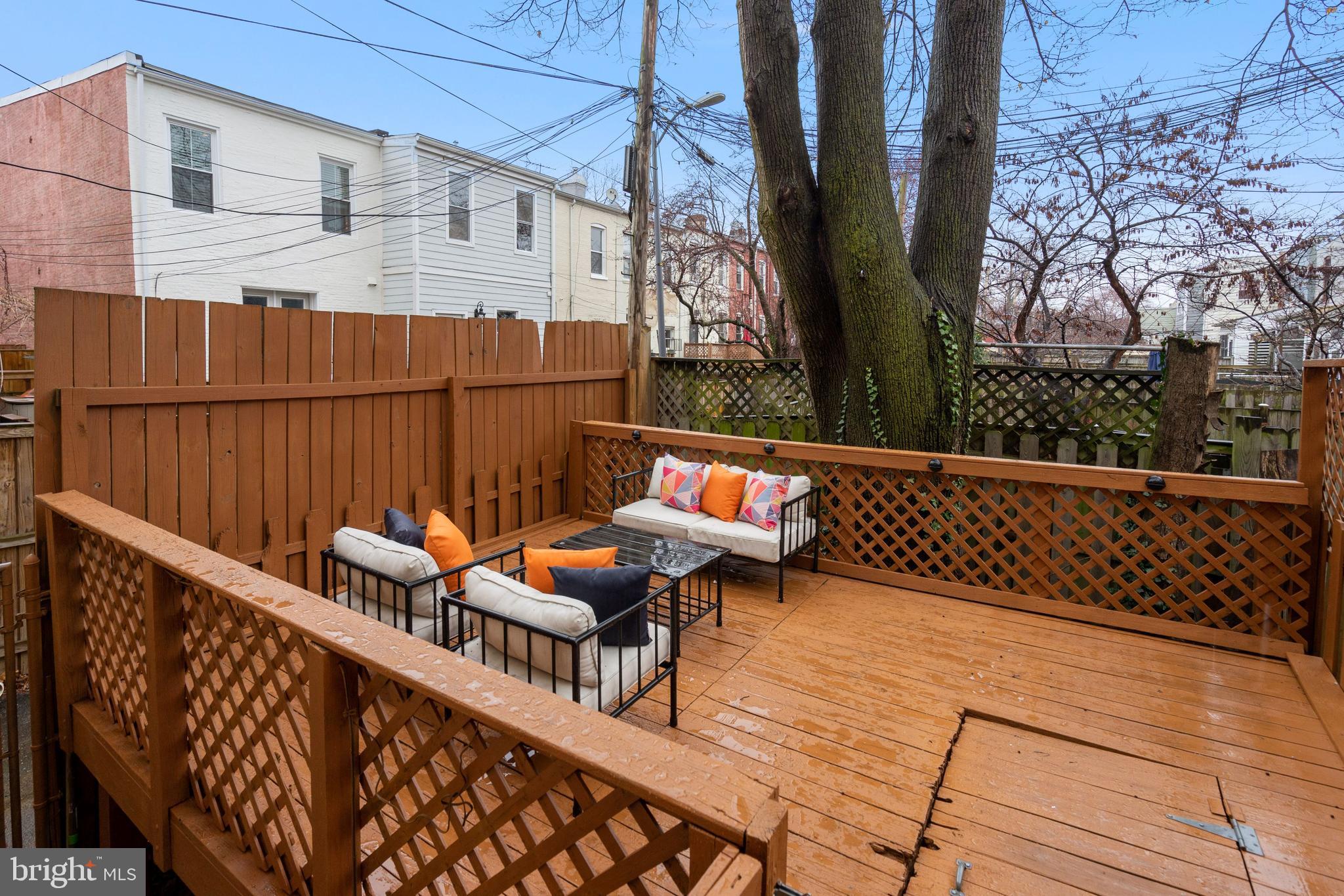 707 12th Street Northeast Washington, DC 20002 - Photo 35 of 36 Rear Deck