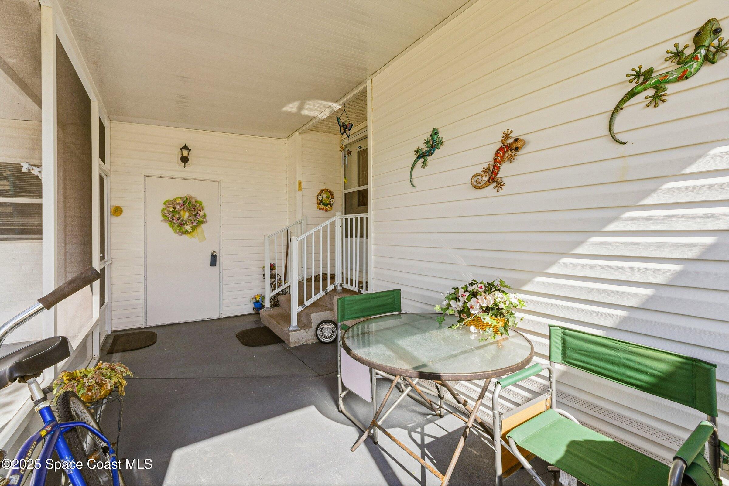 595 Outer Drive, Unit 129 Cocoa, FL 32926 - Photo 22 of 49 a view of a dining room with furniture