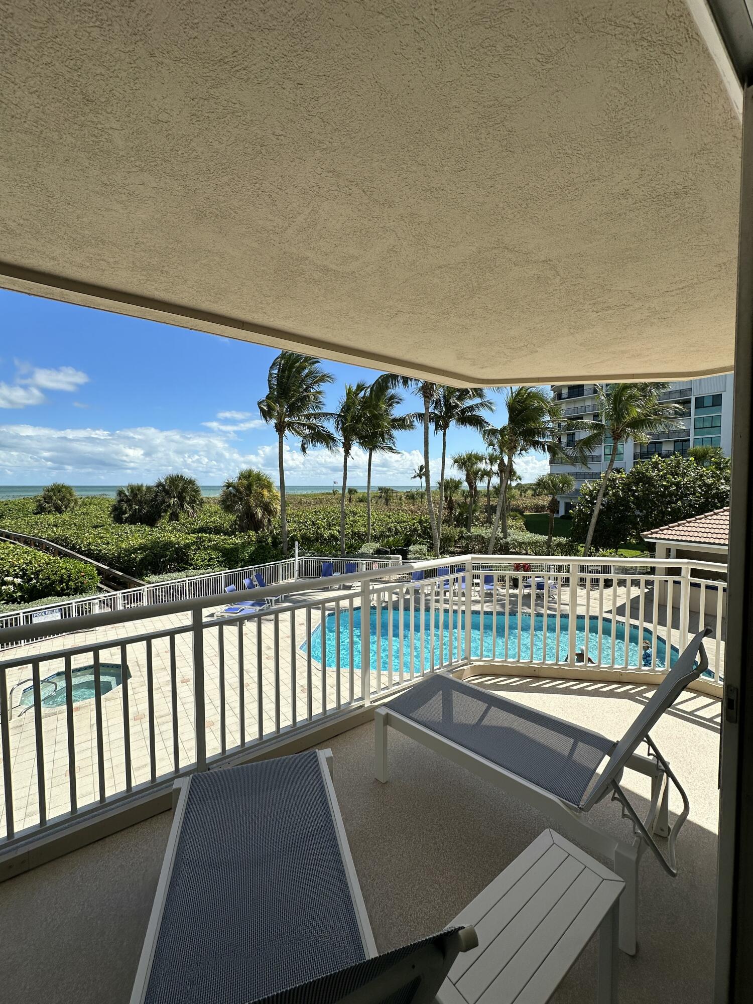 2900 North Hwy A1A, Unit 2 Fort Pierce, FL 34949 - Photo 23 of 34 a view of balcony with outdoor seating