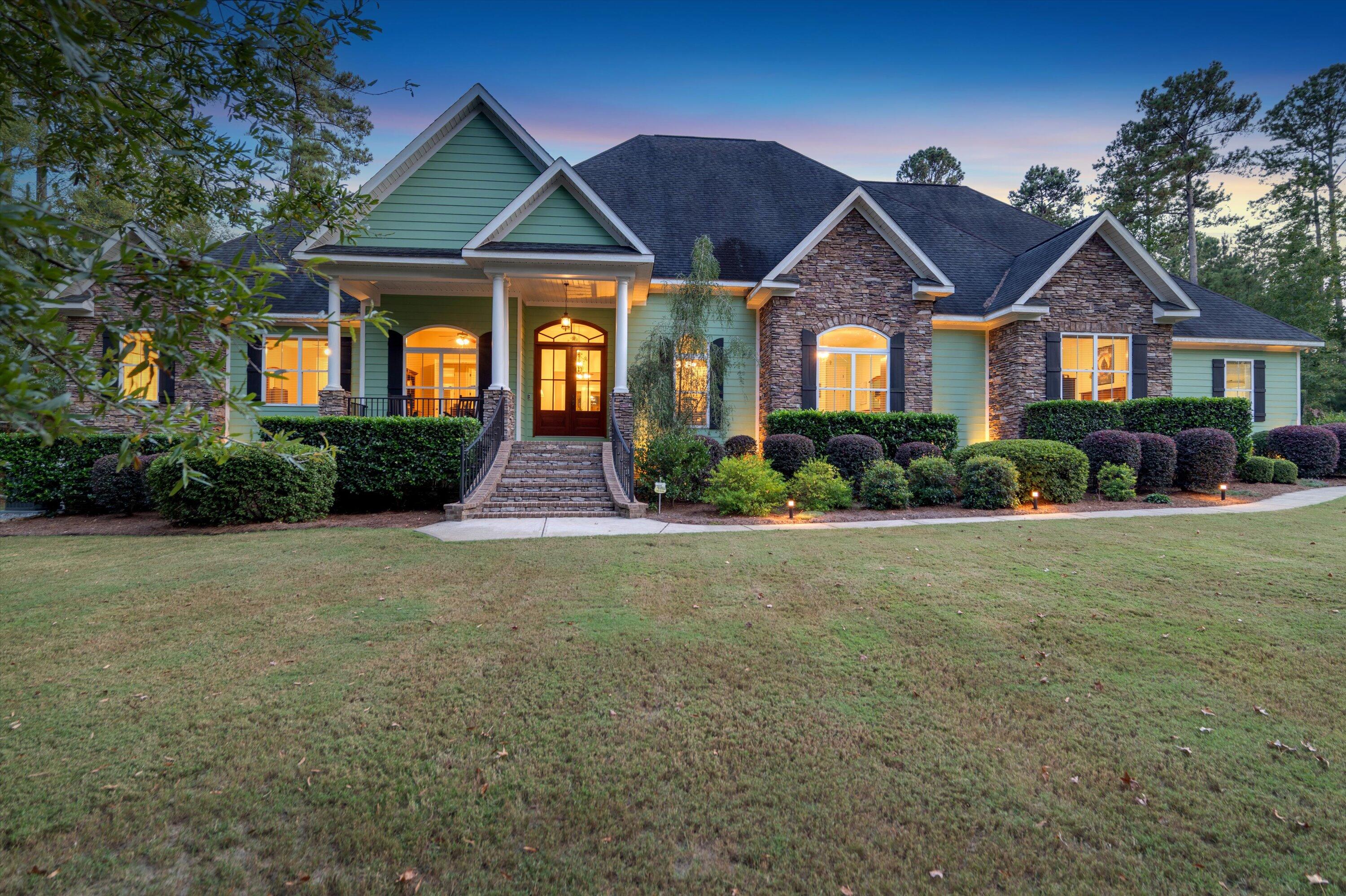 Custom built home with over 5000 sq ft on 3 acres minutes to Riverwood.