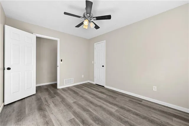 wooden floor in an empty room