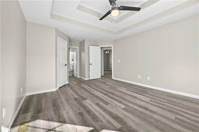 a view of an empty room