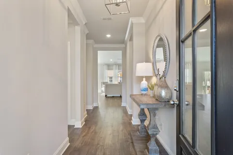 wooden floor in a kitchen