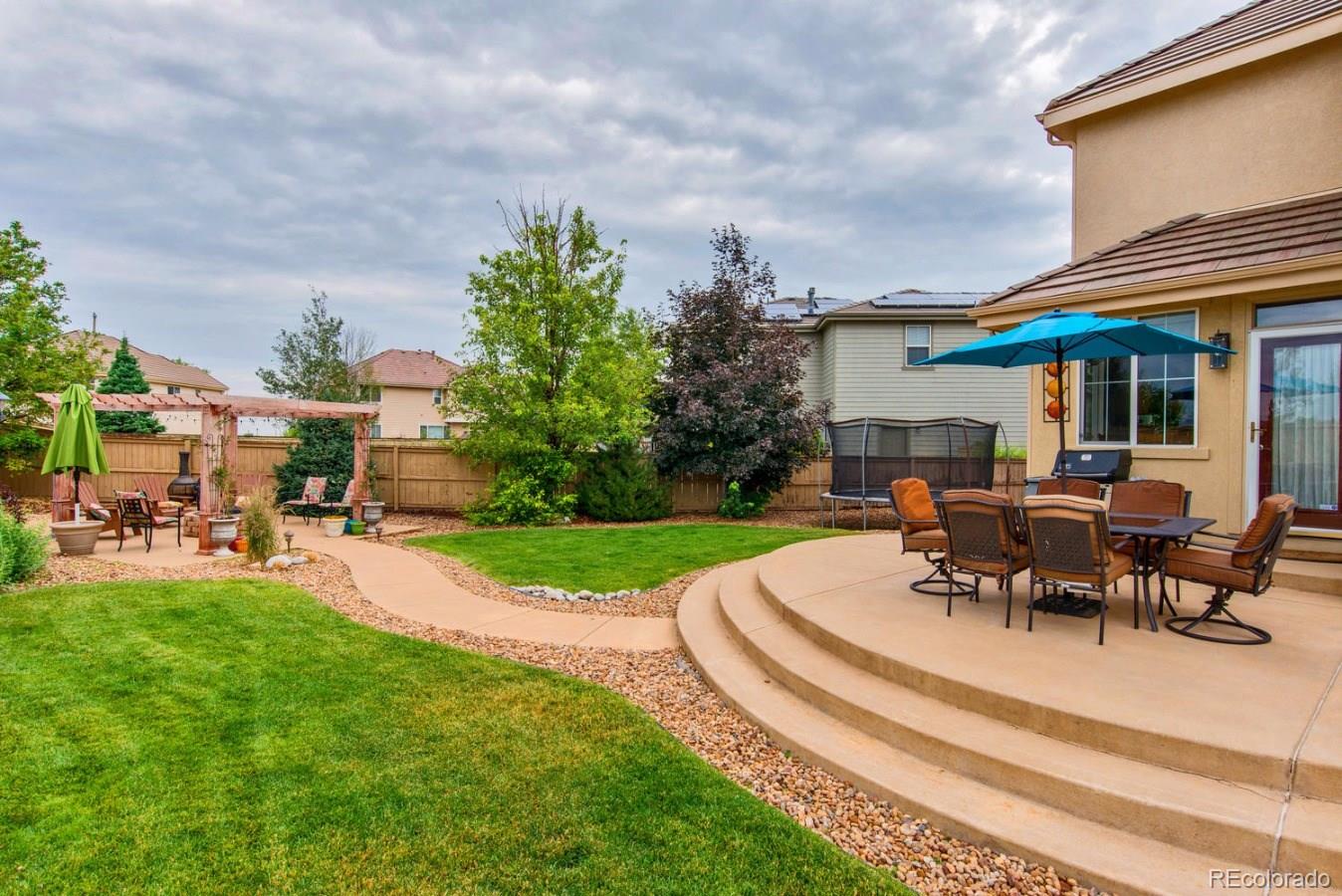 10685 Wynspire Road Highlands Ranch, CO 80130 - Photo 28 of 29 a view of a backyard with sitting area
