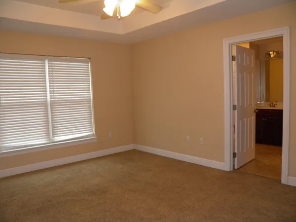 a view of a room with an empty space
