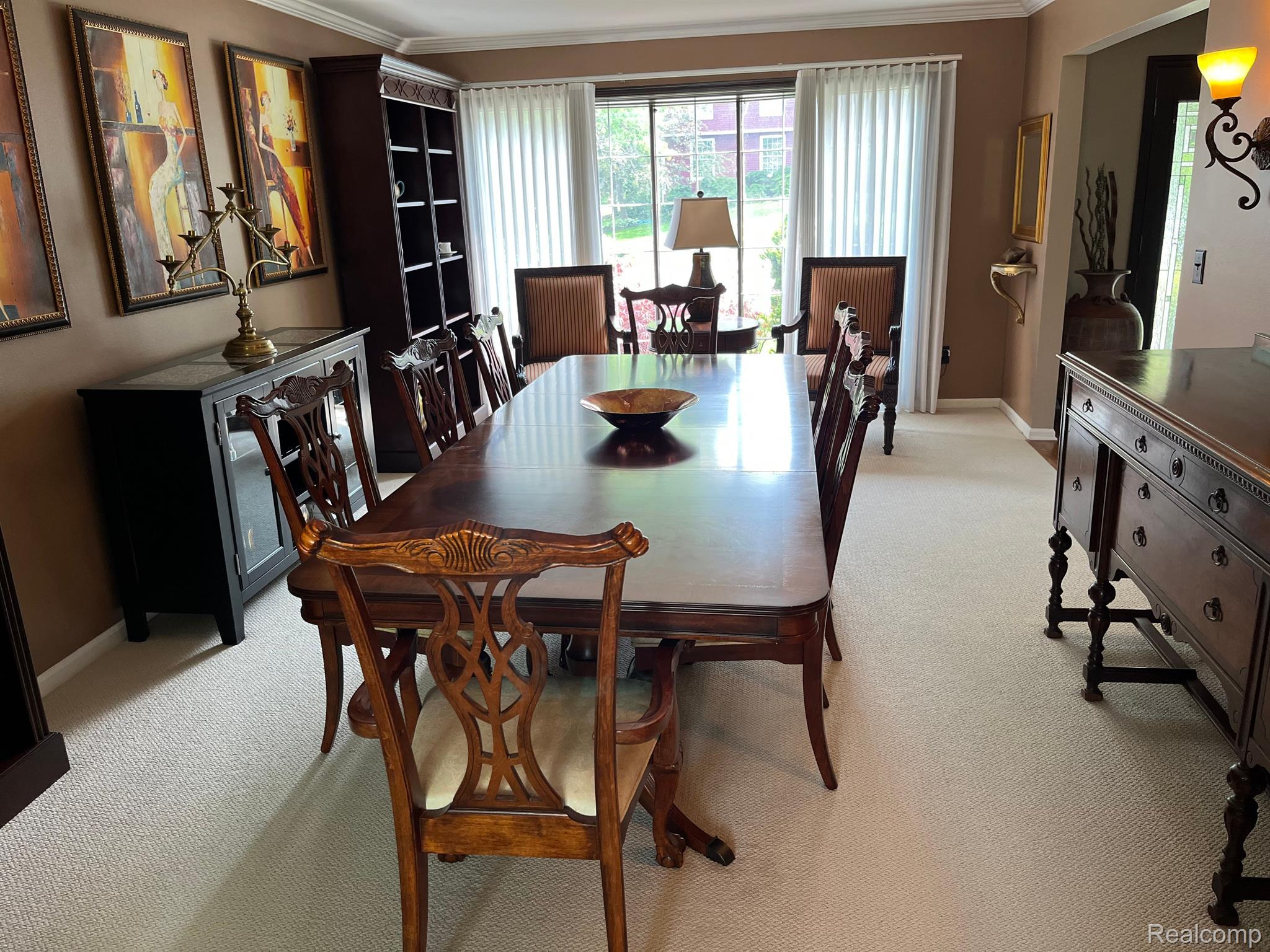 34252 Old Timber Road Farmington, MI 48331 - Photo 12 of 24 Dining Room with Bay Window
