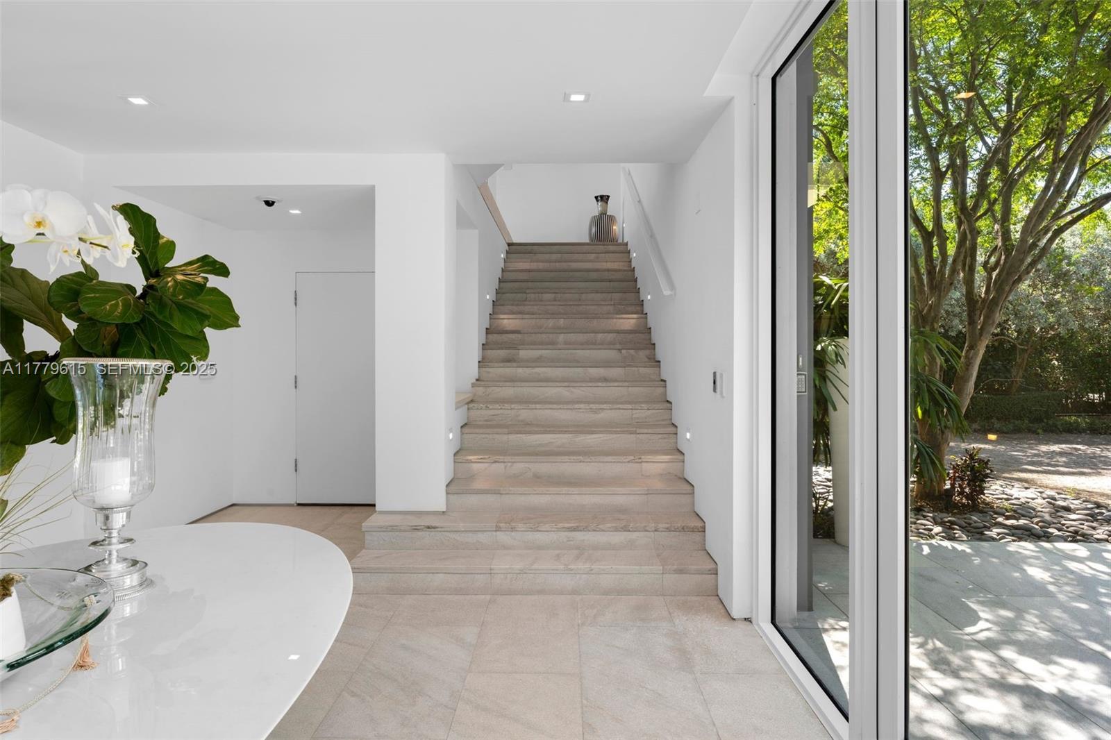 481 South Mashta Drive Key Biscayne, FL 33149 - Photo 36 of 57 a view of entryway and hall with wooden floor