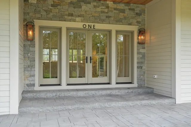 front view of house with a yard