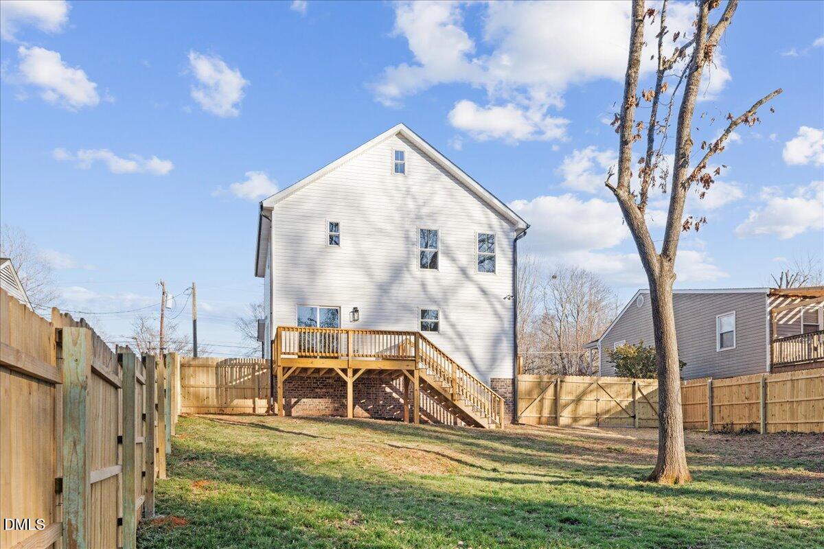 617 North 3rd Street Mebane, NC 27302 - Photo 45 of 50 a view of a backyard