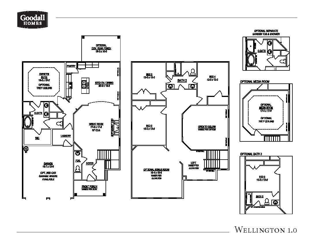 1530 Buttonwood Loop, Unit LOT 10 Chattanooga, TN 37421 - Photo 23 of 23 Wellington Floor Plan