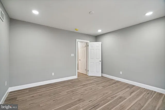 wooden floor in an empty room