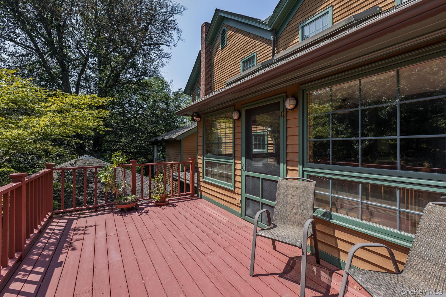 81 Glendale Road Ossining, NY 10562 - Photo 27 of 37 View of wooden deck, with door to the kitchen