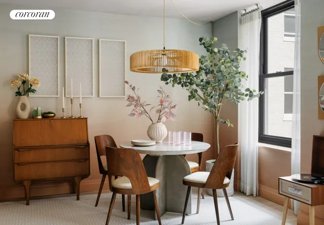 a view of a city with tall buildings