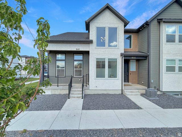 641 Desert Willow Drive Mapleton, UT 84664 - Photo 2 of 41 View of front of property with a shingled roof and stucco siding