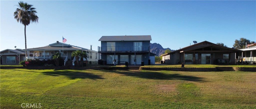 10 Rio Loco Blythe, CA 92225 - Photo 3 of 36 Back view of the house and yard from the water