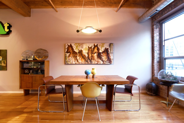 333 South Desplaines Street, Unit 704 Chicago, IL 60661 - Photo 6 of 21 a view of a dining room with furniture window and outside view