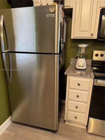 a view of a livingroom with a chandelier