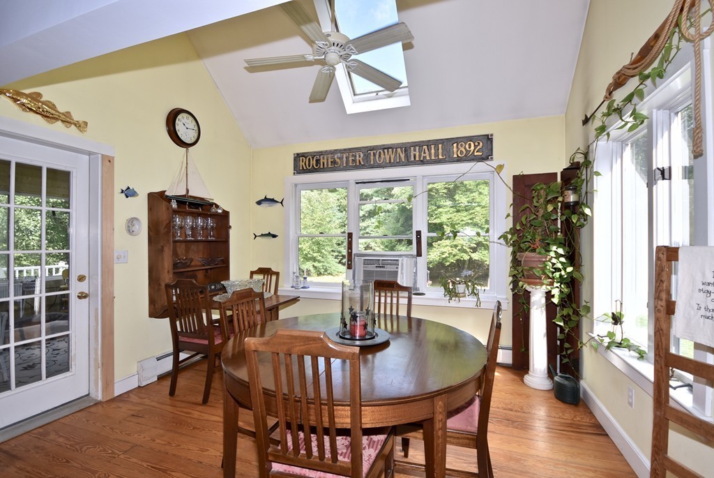193 High Street Rochester, MA 02770 - Photo 7 of 25 a view of a dining room with furniture window and outside view