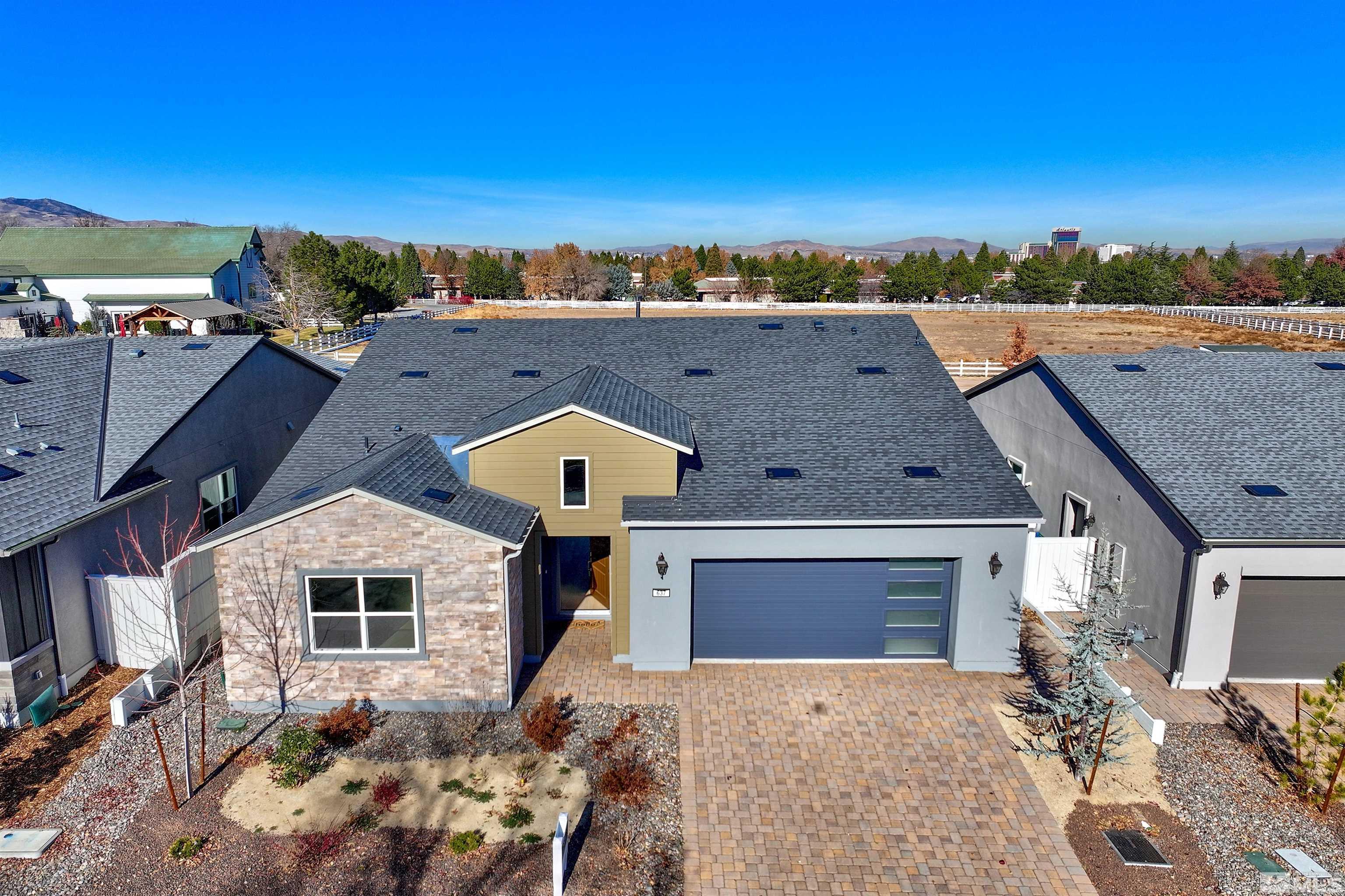 637 Braided Rope Drive Reno, NV 89511 - Photo 23 of 25 an aerial view of a house with a yard