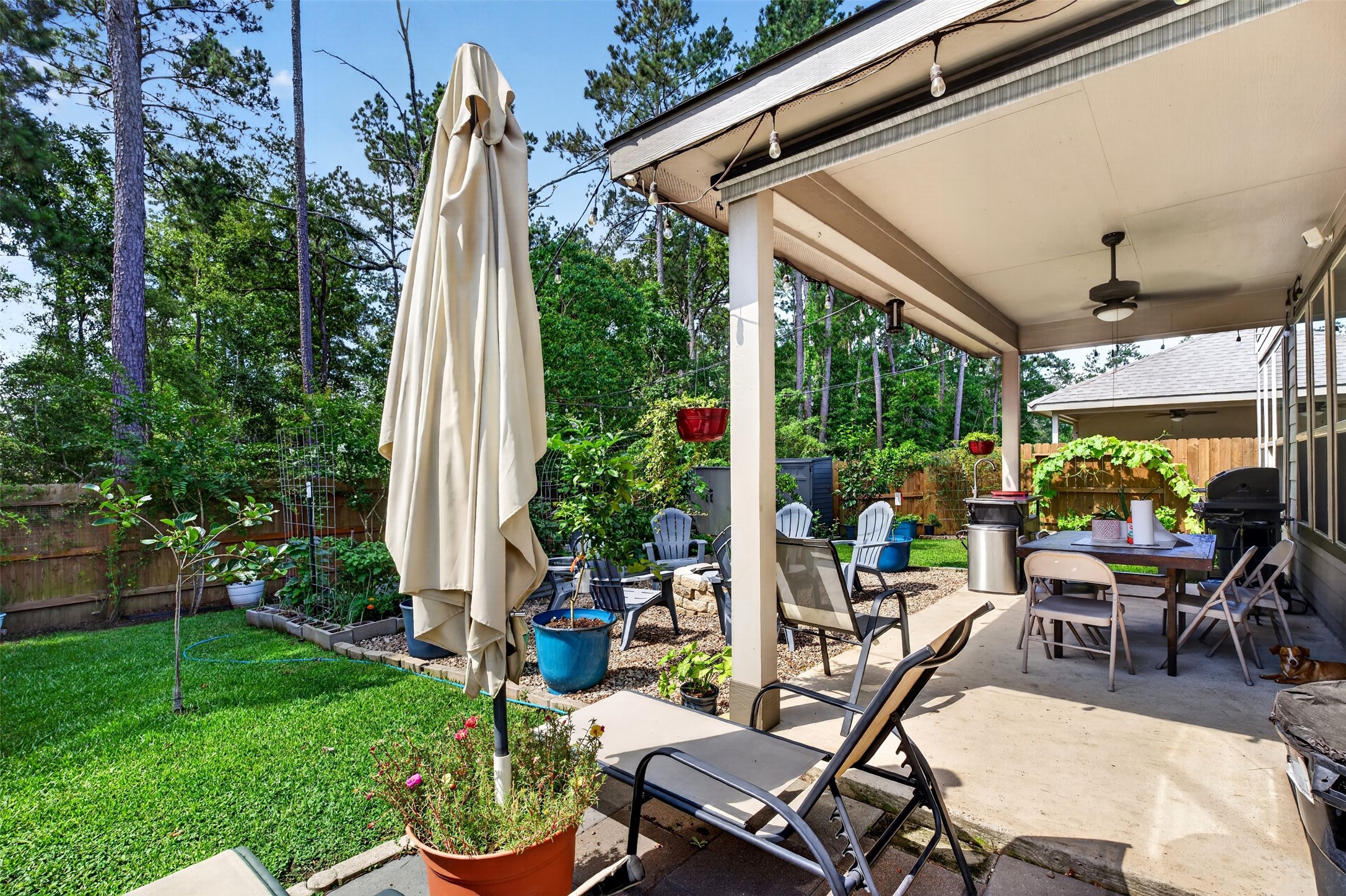 2832 Mistygate Court Conroe, TX 77301 - Photo 34 of 50 Large Covered patio area great for relaxing!