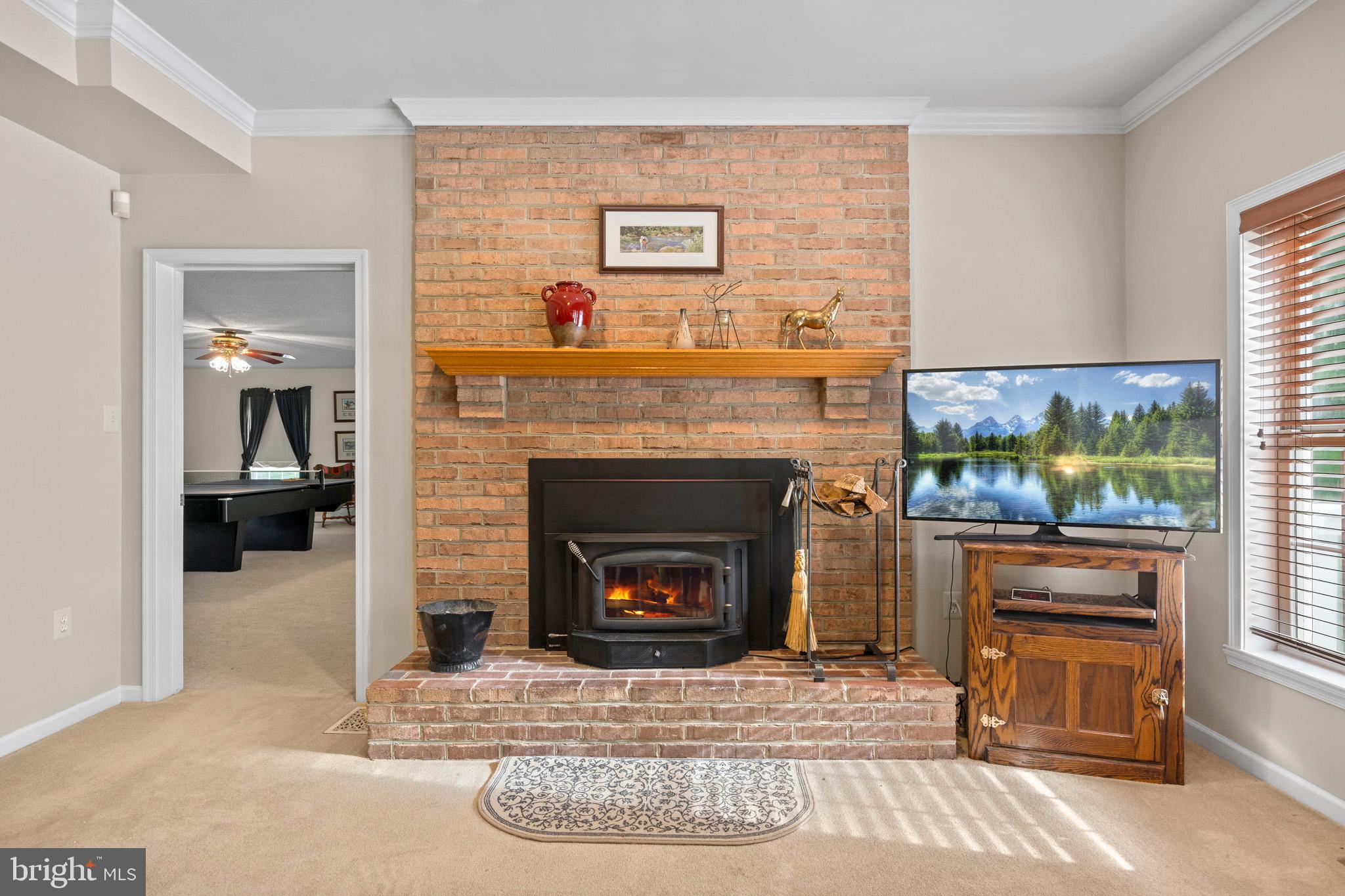 7950 Hampton Way Owings, MD 20736 - Photo 19 of 48 a living room with a fireplace and a fireplace